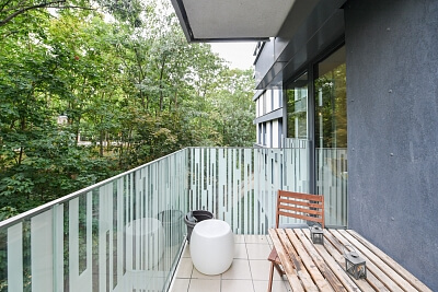 Olšanská, Žižkov - Prague 3 | Rent, Apartment One-bedroom (2+kk), 74 m²