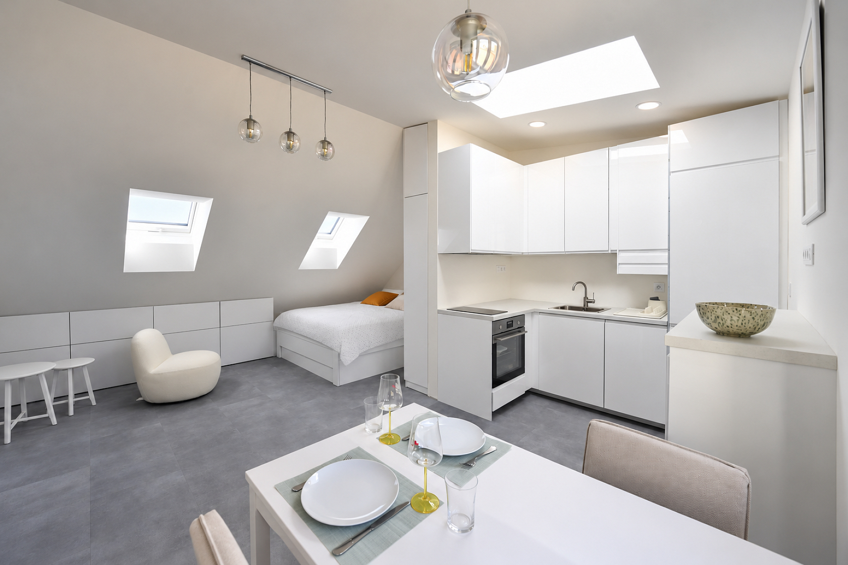 Čajkovského, Žižkov - Praha 3 | Pronájem, Byt 1+kk, 57 m²