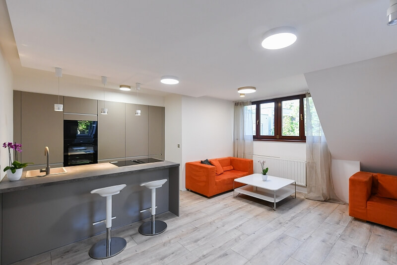 Ke Dvoru, Vokovice - Praha 6 | Pronájem, Byt 3+kk, 88 m²