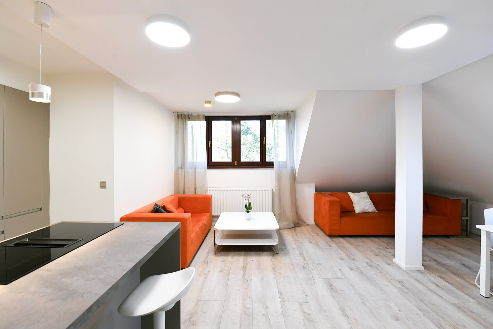 Ke Dvoru, Vokovice - Praha 6 | Pronájem, Byt 3+kk, 88 m²