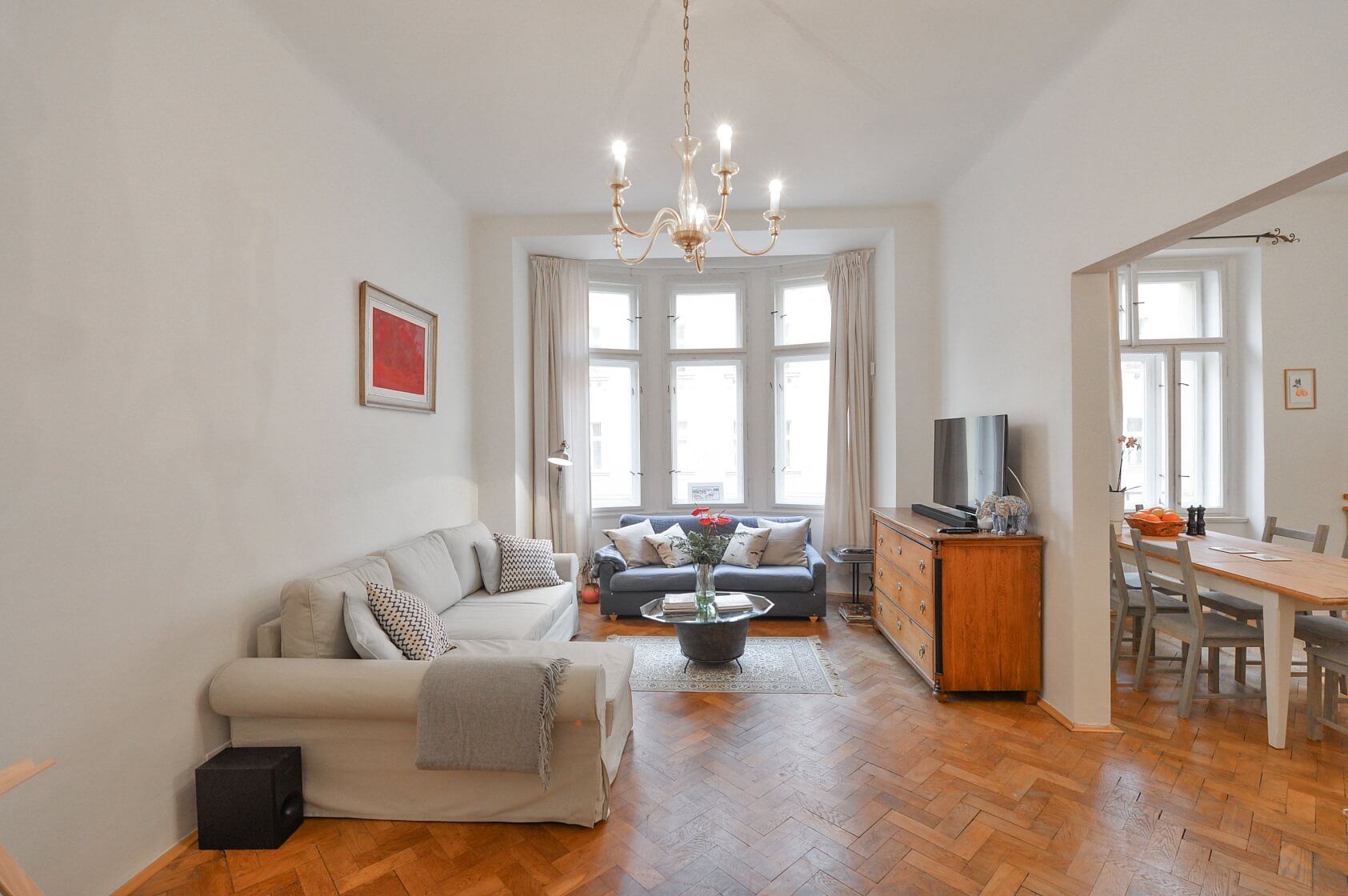 Kubova, Karlín - Prague 8 | Rent, Apartment One-bedroom (2+1), 80 m²