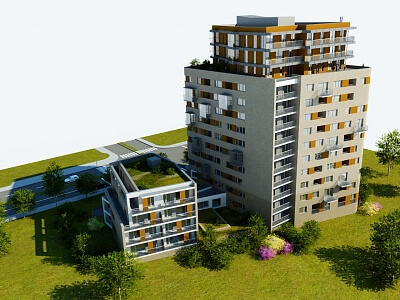 Nárožní, Stodůlky - Prague 5 | Sale, Apartment One-bedroom (2+kk), 56 m²