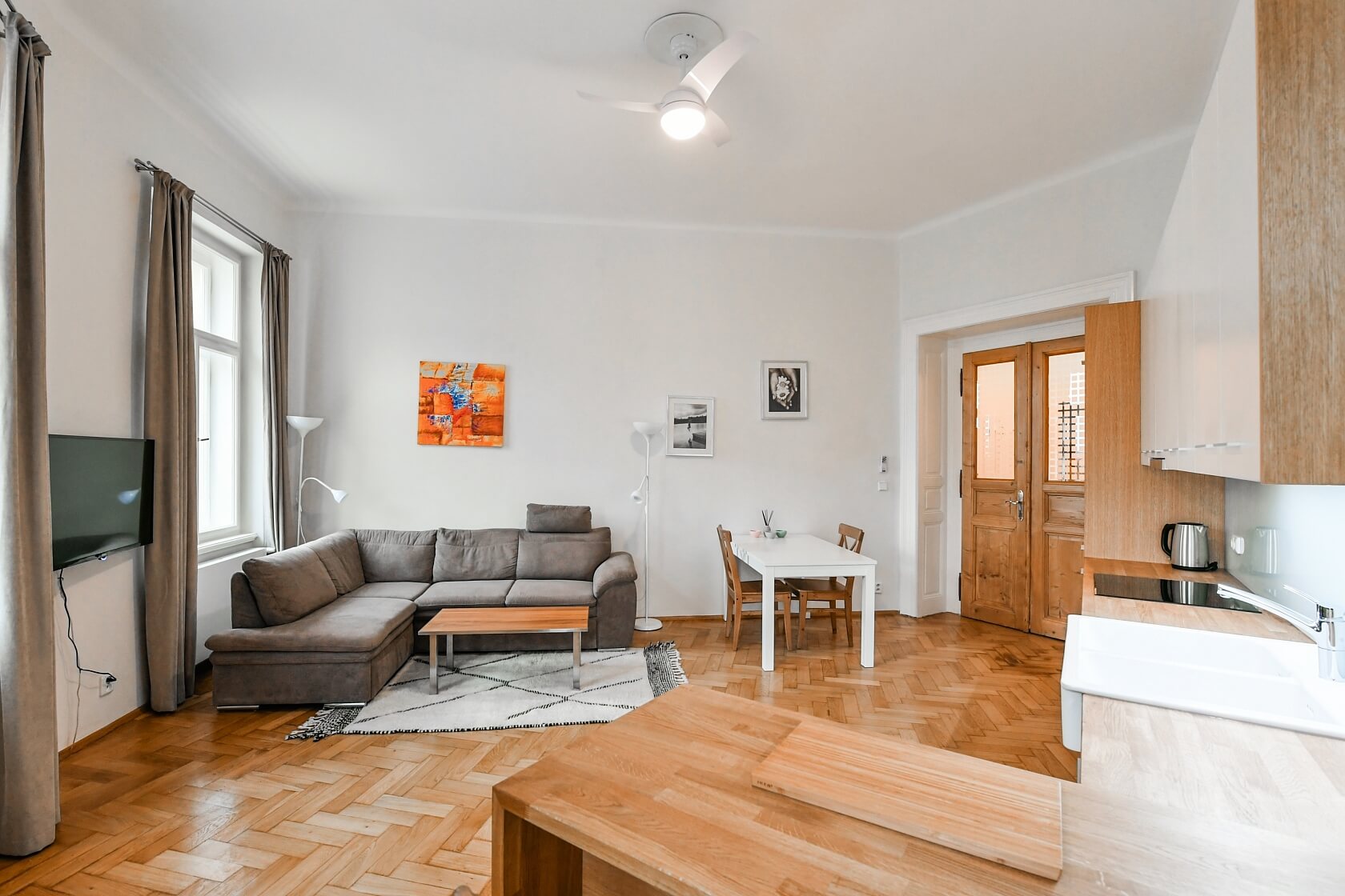 Na Kozačce, Vinohrady - Praha 2 | Pronájem, Byt 2+kk, 58 m²