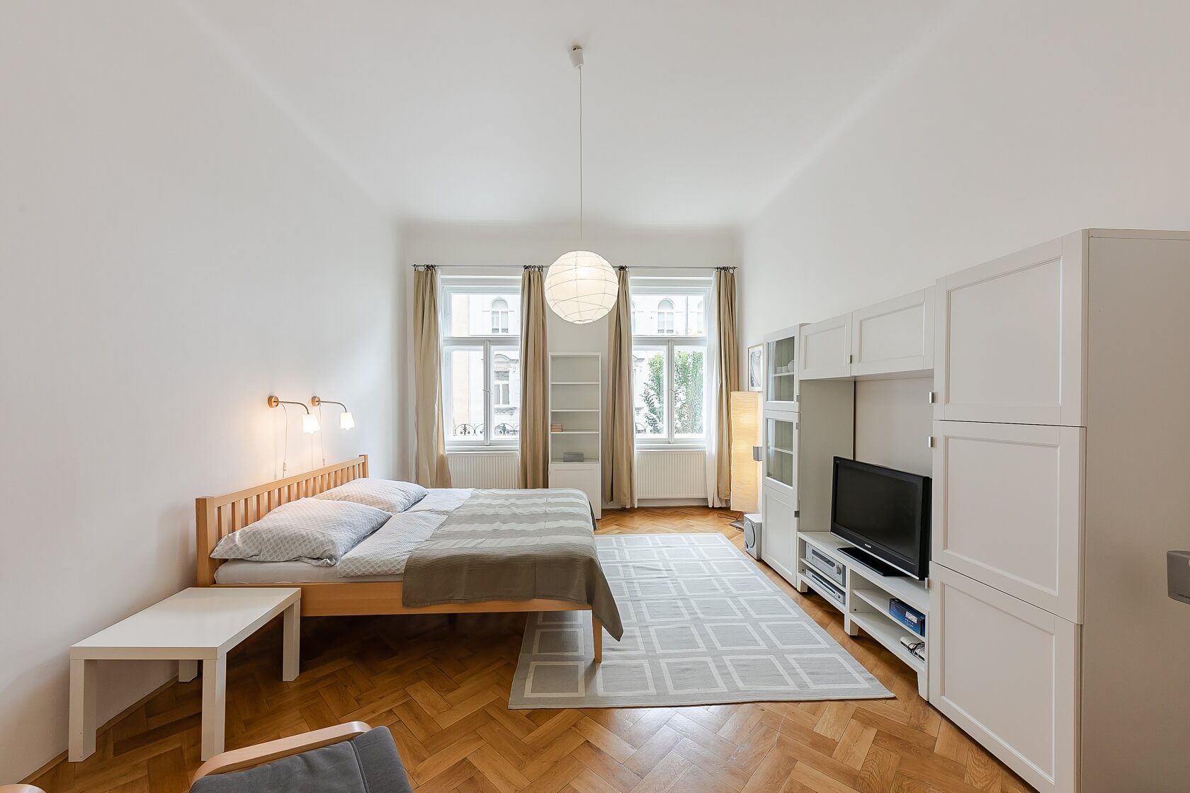 Slovenská, Vinohrady - Prague 2 | Rent, Apartment One-bedroom (2+kk), 58 m²