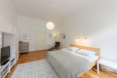 Slovenská, Vinohrady - Prague 2 | Rent, Apartment One-bedroom (2+kk), 58 m²