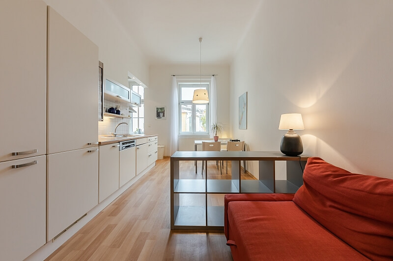 Slovenská, Vinohrady - Prague 2 | Rent, Apartment One-bedroom (2+kk), 58 m²