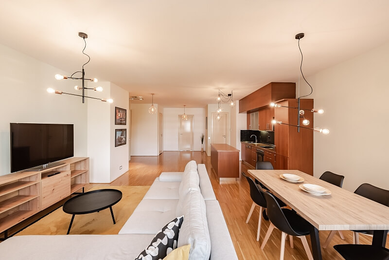 Rohanské nábřeží, Karlín - Prague 8 | Rent, Apartment Two-bedroom (3+kk), 116 m²