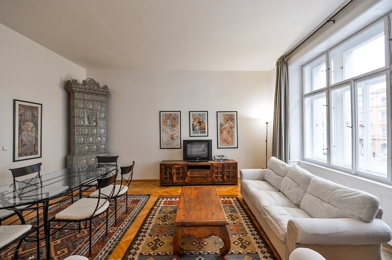 Odborů, Nové Město - Prague 2 | Rent, Apartment Two-bedroom (3+1), 81 m²