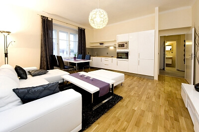 Železničářů, Holešovice - Prague 7 | Rent, Apartment One-bedroom (2+kk), 52 m²