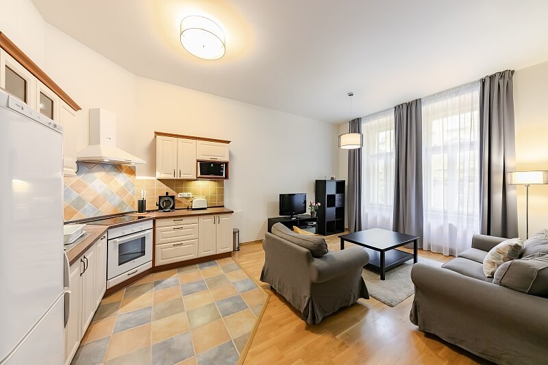 Moravská, Vinohrady - Prague 2 | Rent, Apartment Two-bedroom (3+kk), 65 m²