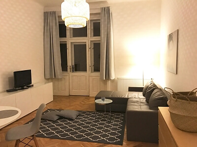 Krkonošská, Vinohrady - Prague 2 | Rent, Apartment One-bedroom (2+1), 51 m²