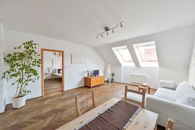 Na Plzeňce, Smíchov - Prague 5 | Rent, Apartment One-bedroom (2+kk), 64 m²