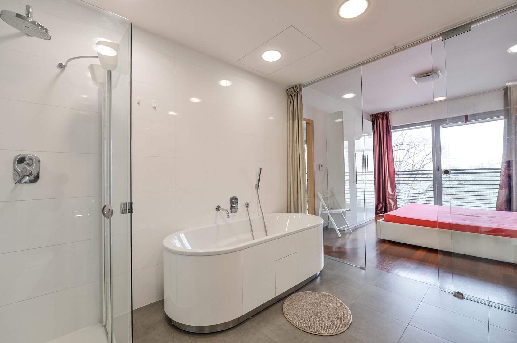 Korunní, Vinohrady - Prague 10 | Rent, Apartment One-bedroom (2+kk), 78 m²