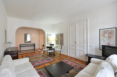 Janáčkovo nábřeží, Smíchov - Prague 5 | Rent, Apartment One-bedroom (2+1), 80 m²