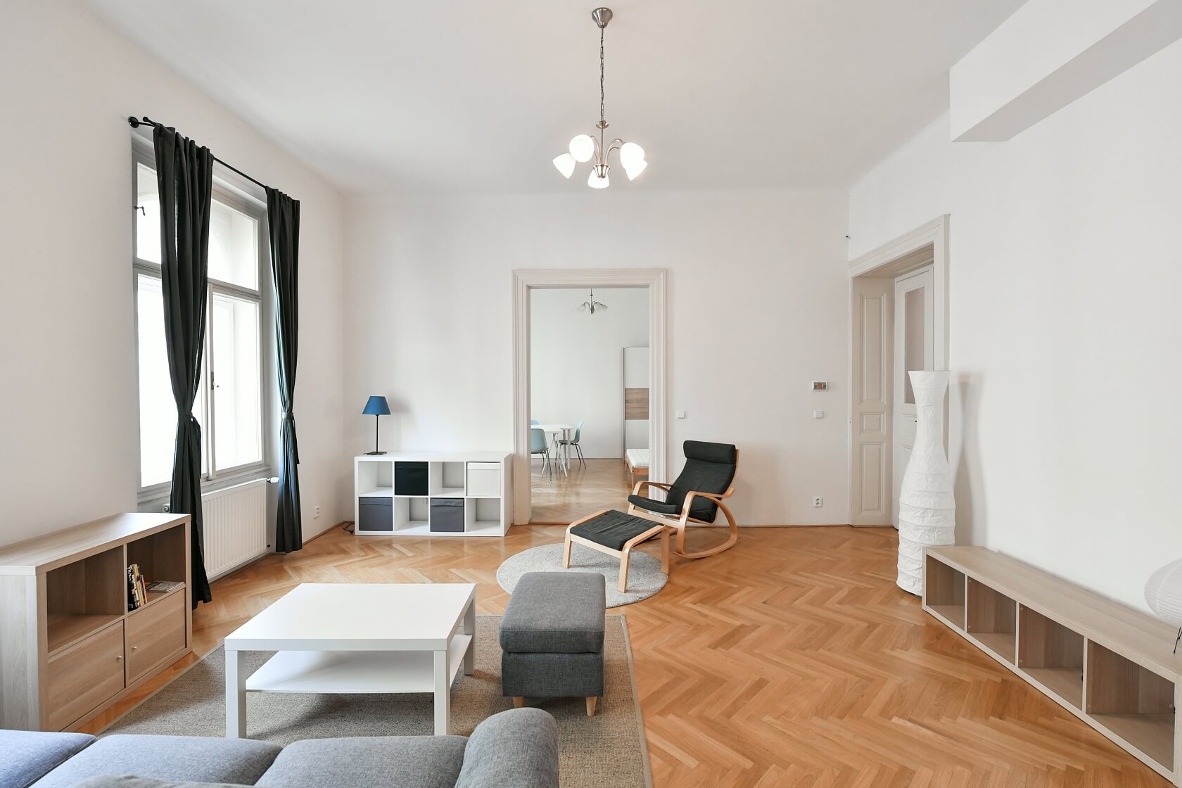 Uruguayská, Vinohrady - Prague 2 | Rent, Apartment Two-bedroom (3+1), 100 m²