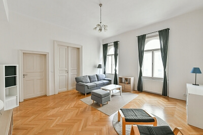 Uruguayská, Vinohrady - Prague 2 | Rent, Apartment Two-bedroom (3+1), 100 m²