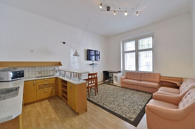 Slezská, Vinohrady - Prague 2 | Rent, Apartment One-bedroom (2+kk), 55 m²