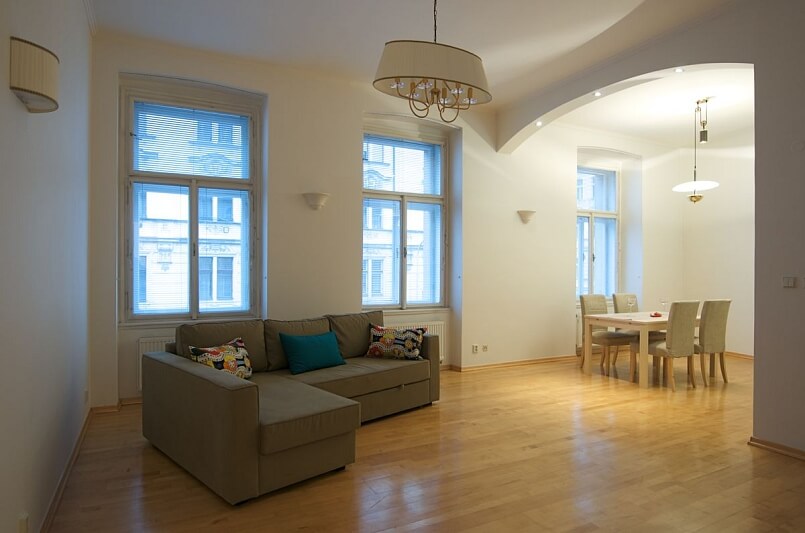 Italská, Vinohrady - Prague 2 | Rent, Apartment One-bedroom (2+kk), 89 m²