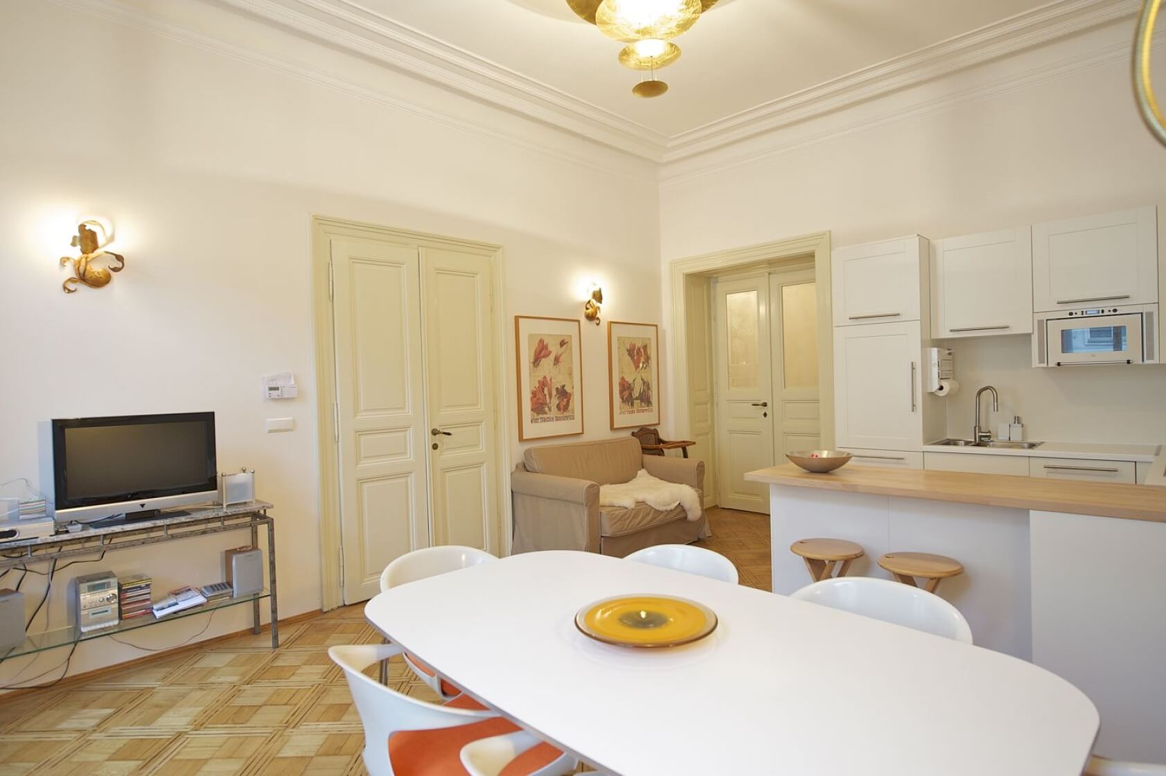 Čelakovského sady, Vinohrady - Praha 2 | Pronájem, Byt 2+1, 95 m²