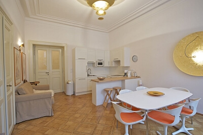 Čelakovského sady, Vinohrady - Prague 2 | Rent, Apartment One-bedroom (2+1), 95 m²