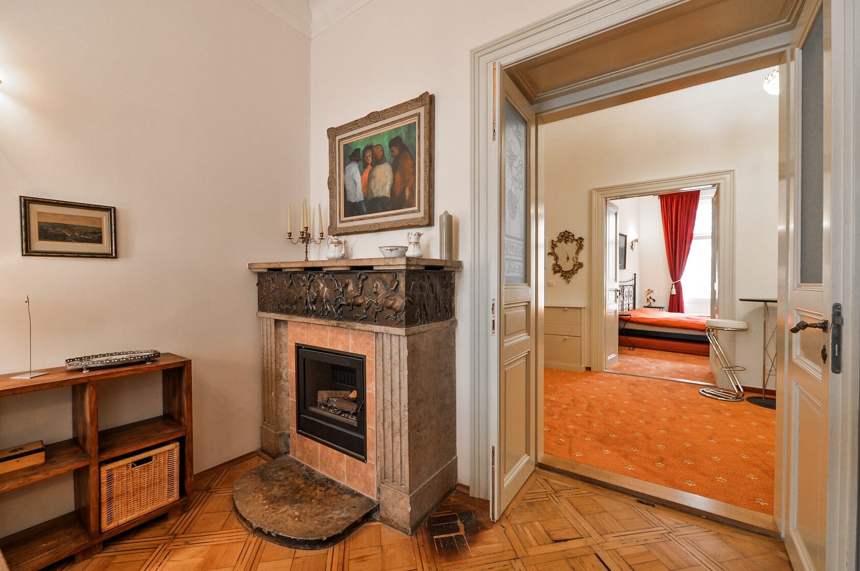 Čelakovského sady, Vinohrady - Prague 2 | Rent, Apartment One-bedroom (2+1), 95 m²