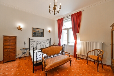 Čelakovského sady, Vinohrady - Prague 2 | Rent, Apartment One-bedroom (2+1), 95 m²