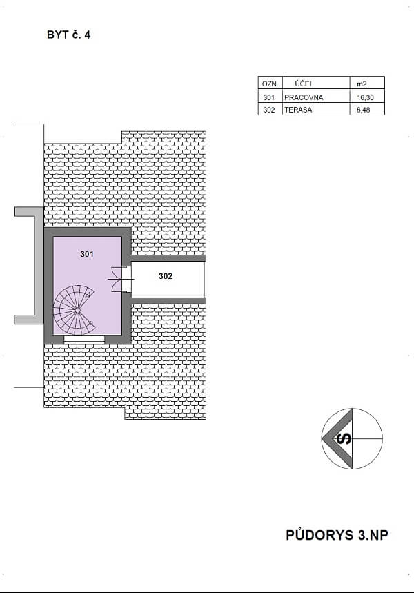 Půdorys 4
