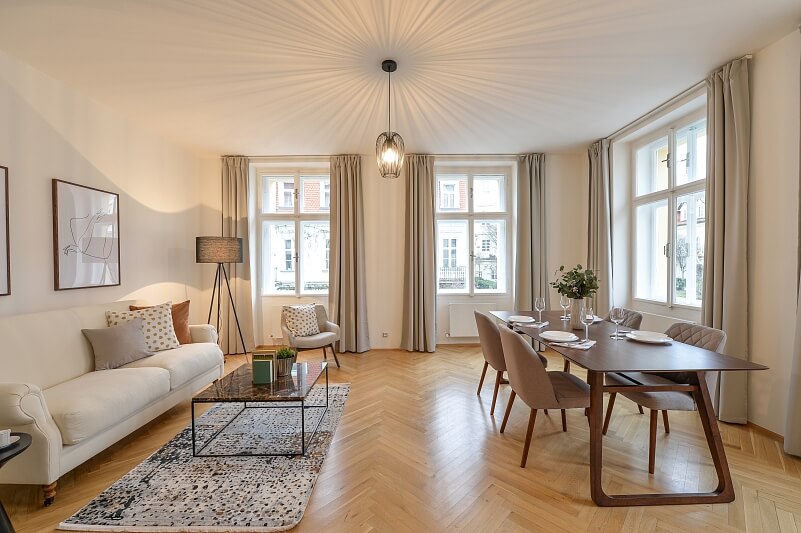 Gotthardská, Bubeneč - Prague 6 | Rent, Apartment Three-bedroom (4+1), 133 m²
