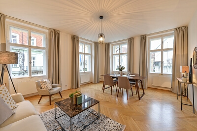 Gotthardská, Bubeneč - Prague 6 | Rent, Apartment Three-bedroom (4+1), 133 m²