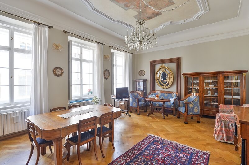 Sněmovní, Malá Strana - Prague 1 | Rent, Apartment One-bedroom (2+1), 85 m²