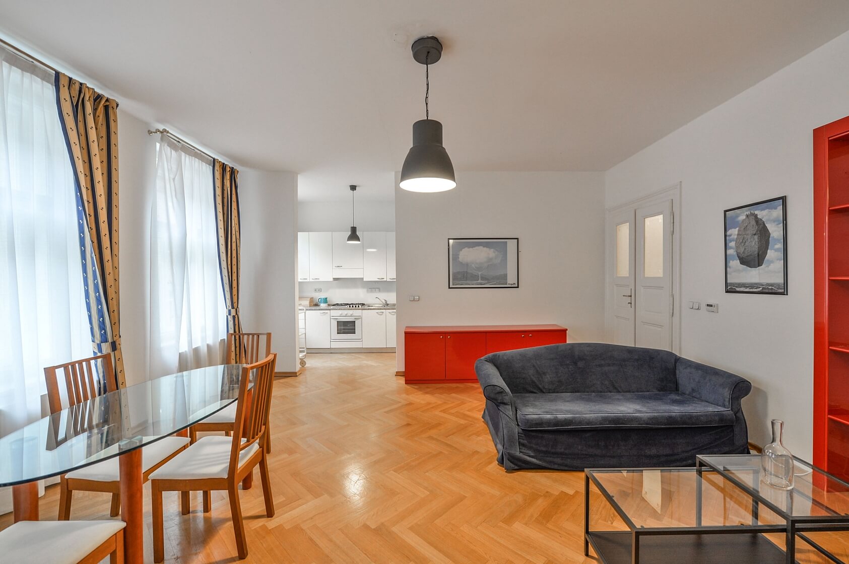 Kamenická, Holešovice - Prague 7 | Rent, Apartment One-bedroom (2+kk), 69 m²
