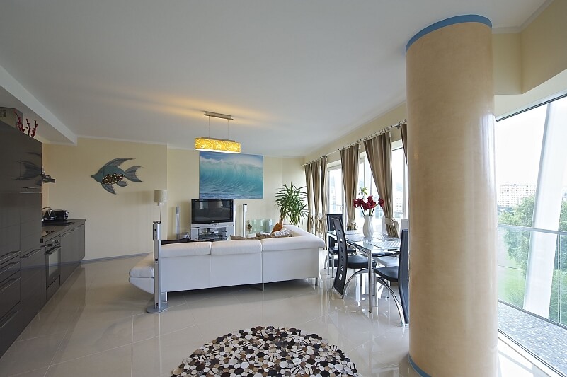 U Sluncové, Karlín - Prague 8 | Rent, Apartment Two-bedroom (3+kk), 88 m²