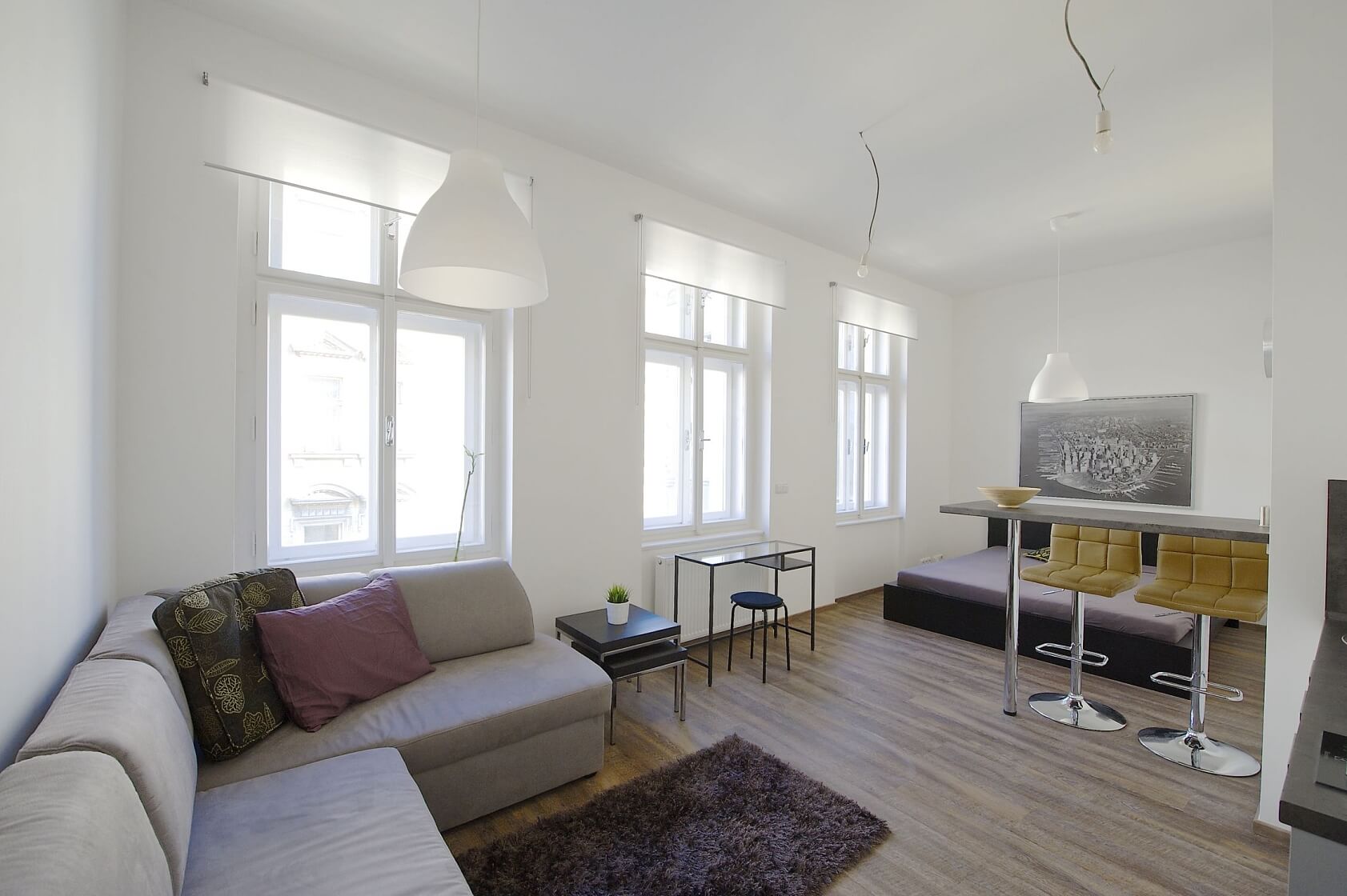 Jindřicha Plachty, Smíchov - Prague 5 | Rent, Apartment Studio (1+kk), 35 m²