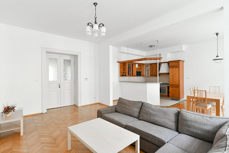 Mánesova, Vinohrady - Prague 2 | Rent, Apartment Two-bedroom (3+kk), 125 m²