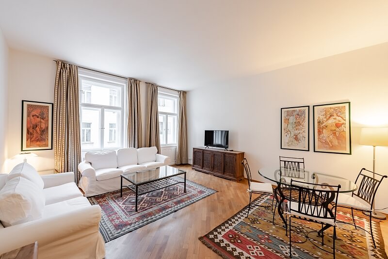 Odborů, Nové Město - Prague 2 | Rent, Apartment One-bedroom (2+1), 55 m²