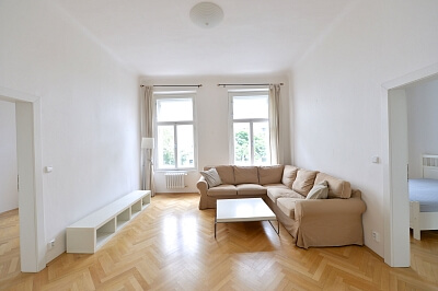 Belgická, Vinohrady - Prague 2 | Rent, Apartment Two-bedroom (3+1), 73 m²