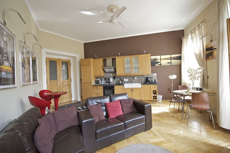 Na Kozačce, Vinohrady - Prague 2 | Sale, Apartment One-bedroom (2+kk), 57 m²