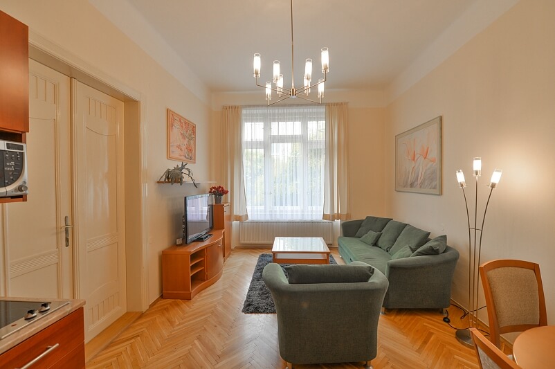 U Kanálky, Vinohrady - Prague 2 | Rent, Apartment One-bedroom (2+kk), 58 m²