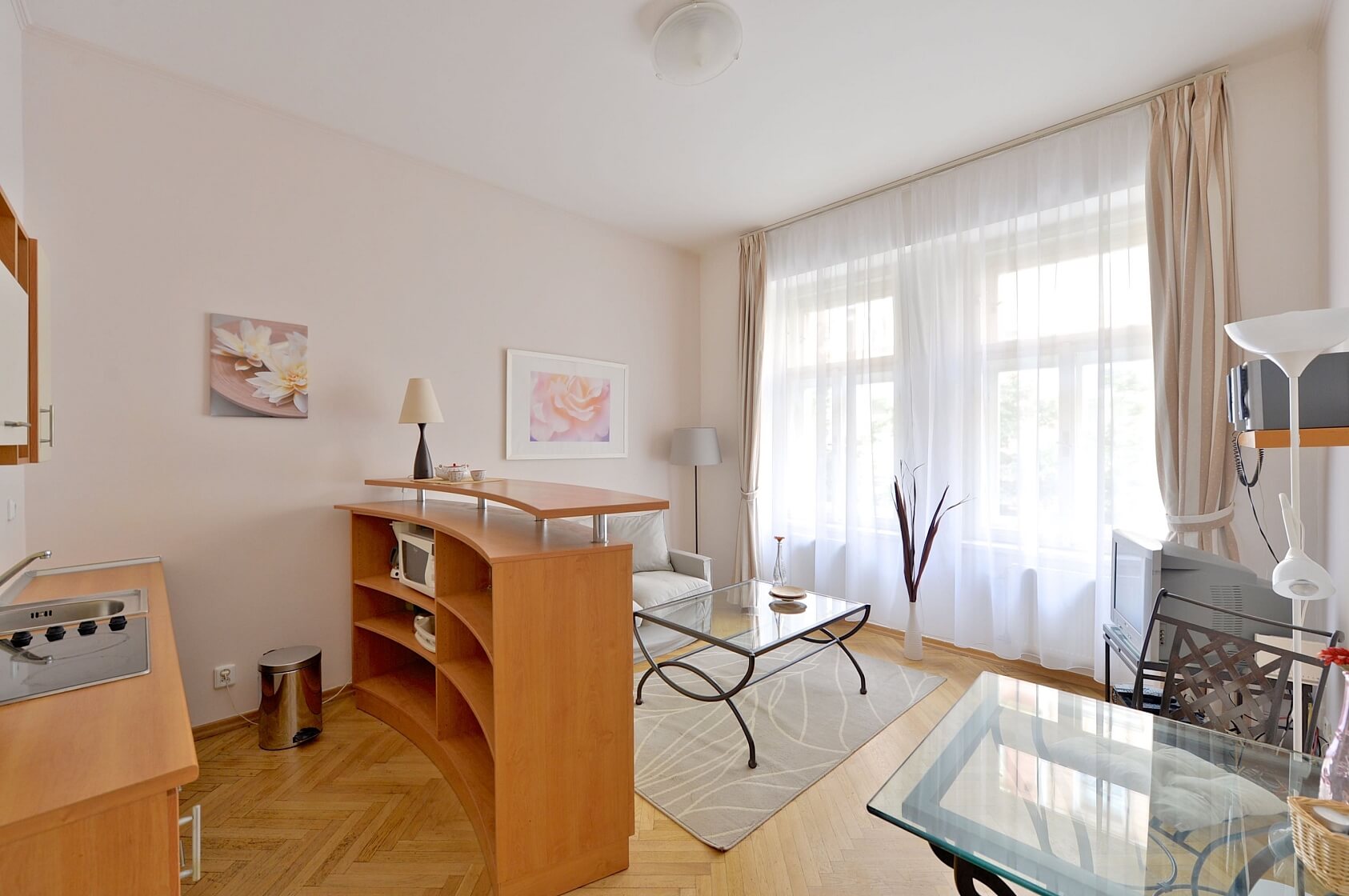 Jana Masaryka, Vinohrady - Prague 2 | Rent, Apartment One-bedroom (2+kk), 40 m²