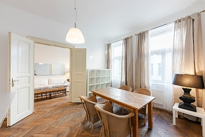 Ve Smečkách, Nové Město - Prague 1 | Rent, Apartment One-bedroom (2+1), 70 m²