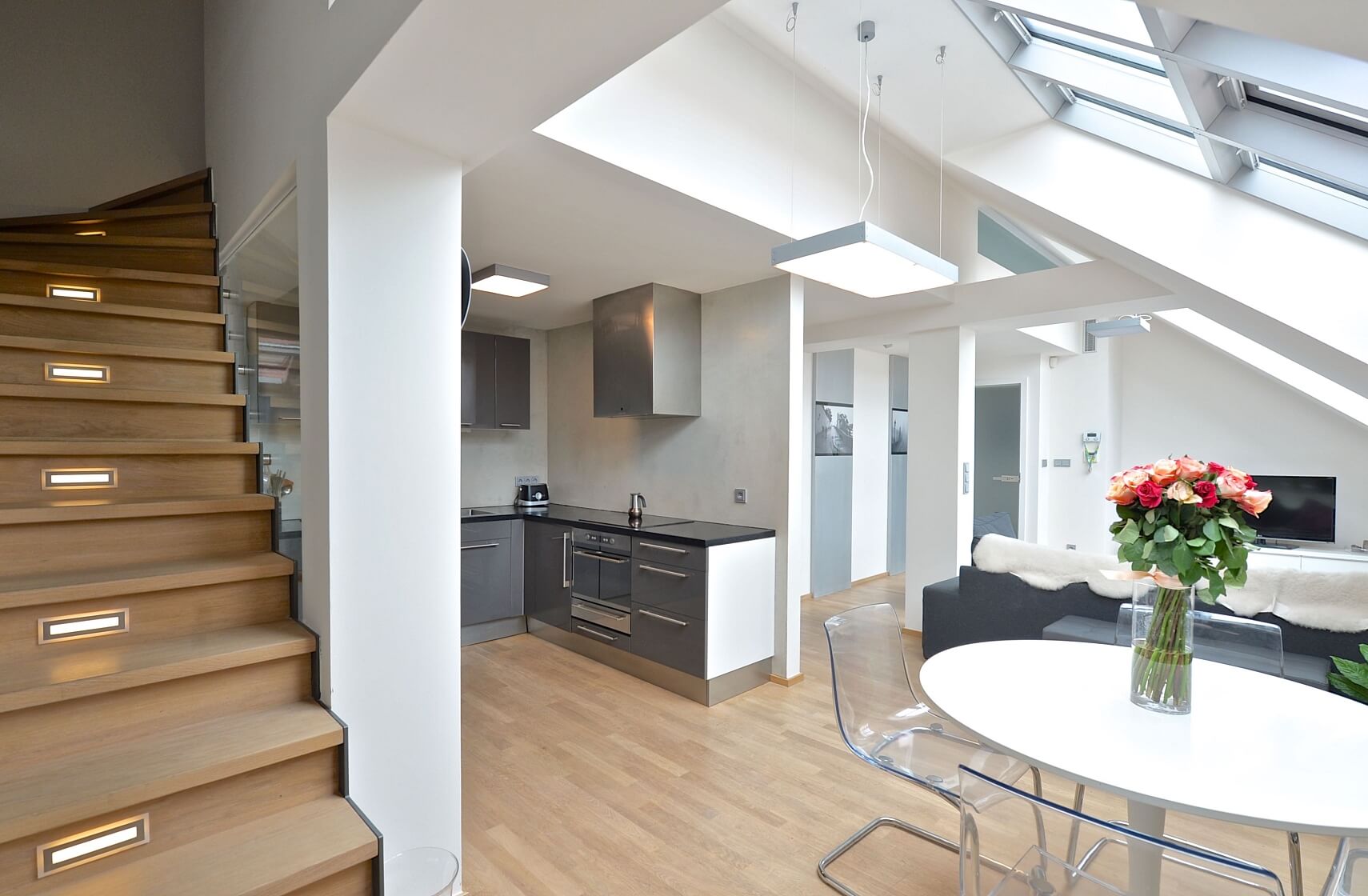 Na Bělidle, Smíchov - Praha 5 | Pronájem, Byt 3+kk, 155 m²