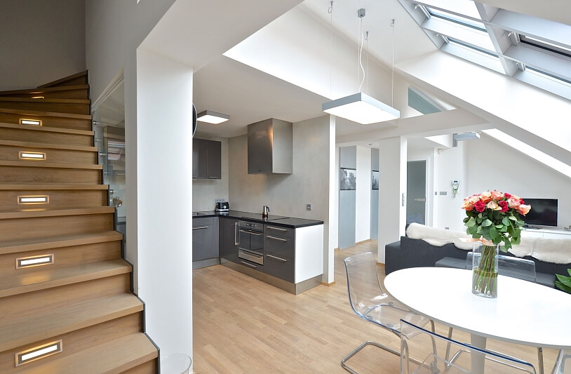 Na Bělidle, Smíchov - Praha 5 | Pronájem, Byt 3+kk, 155 m²