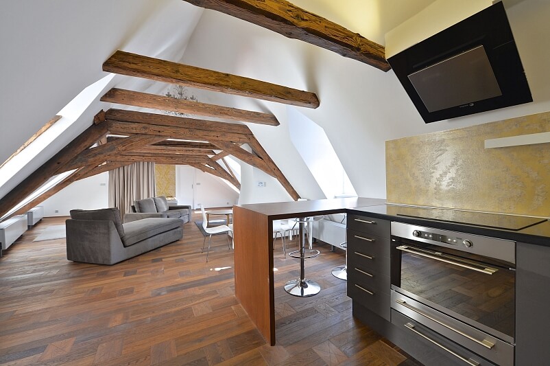 Malostranské náměstí, Malá Strana - Praha 1 | Pronájem, Byt 1+kk, 113 m²