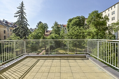 Dobrovského, Holešovice - Prague 7 | Rent, Apartment One-bedroom (2+kk), 91 m²