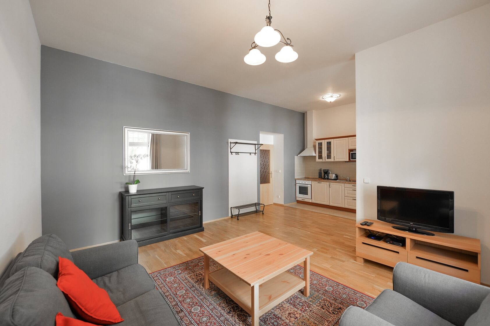 Na Kozačce, Vinohrady - Prague 2 | Rent, Apartment One-bedroom (2+kk), 56 m²