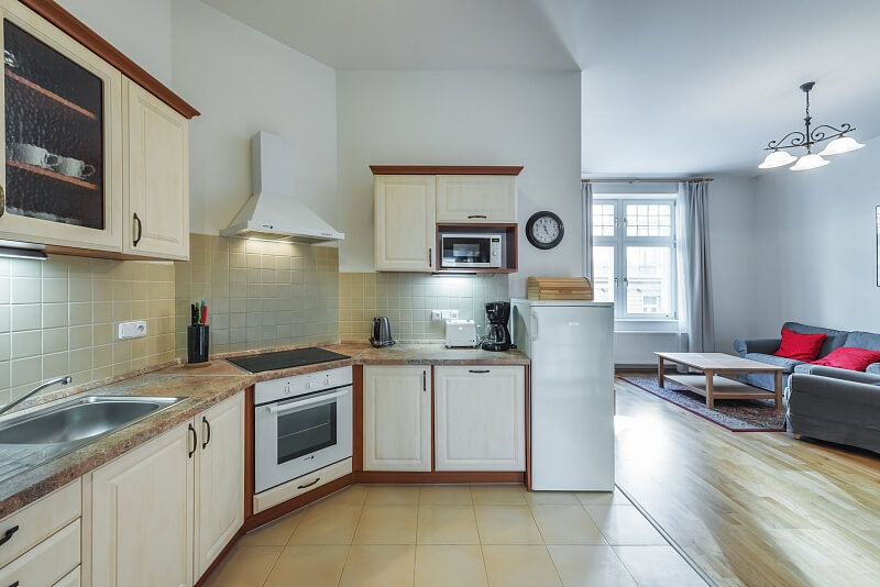 Na Kozačce, Vinohrady - Prague 2 | Rent, Apartment One-bedroom (2+kk), 48 m²