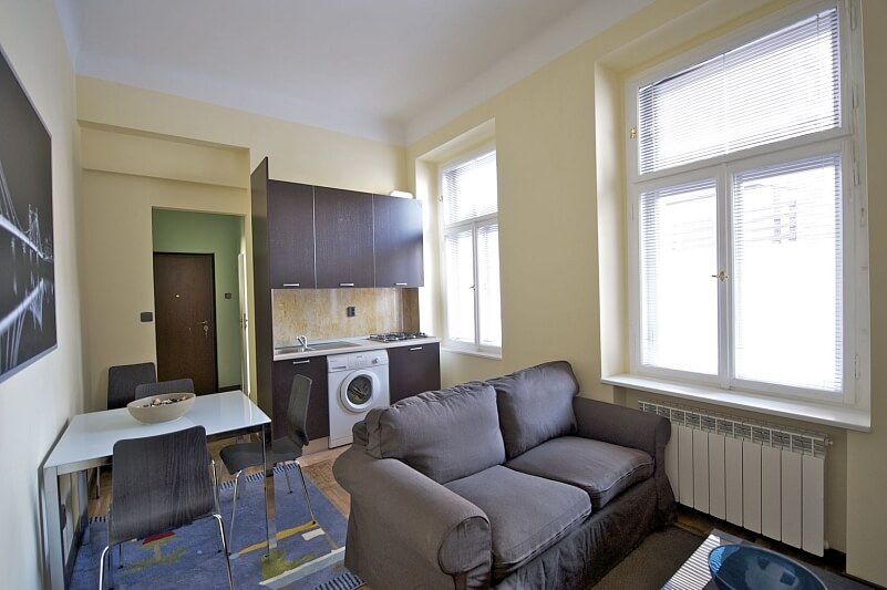 Cimburkova, Žižkov - Prague 3 | Rent, Apartment Two-bedroom (3+kk), 55 m²