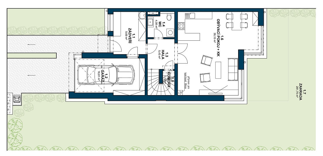 V křepelkách, Březiněves - Praha 8 | Prodej, Rodinný dům 5+kk, 181 m²