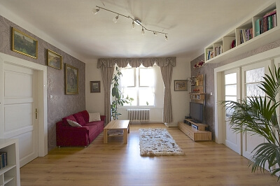 Puškinovo náměstí, Bubeneč - Prague 6 | Sale, Apartment Two-bedroom (3+1), 107 m²