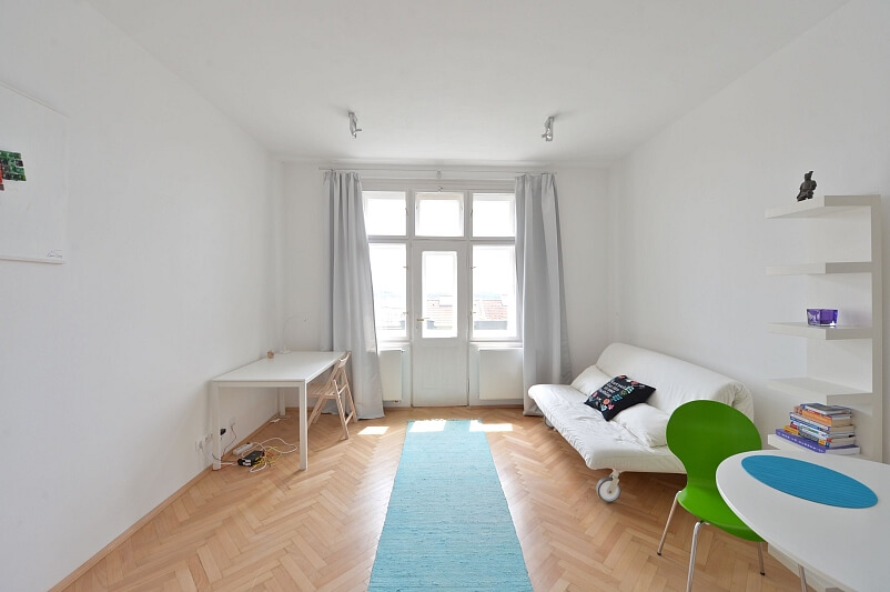 Hradešínská, Vinohrady - Prague 2 | Rent, Apartment Studio (1+kk), 38 m²